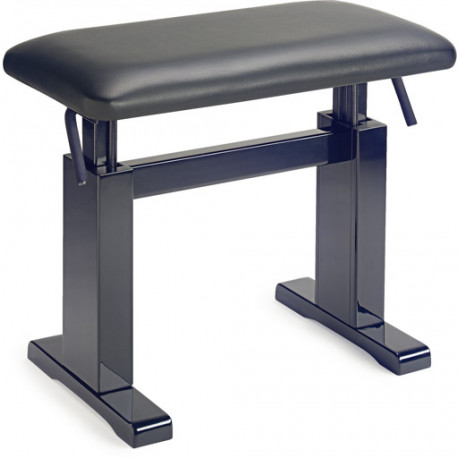 STAGG BANQUETTE HYDROLIQUE NOIR BRILLANT CUIR NOIR
