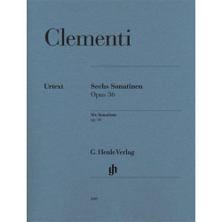 CLEMENTI Six Sonatines Pour Piano Opus 36