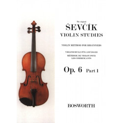 SEVCIK Etudes Opus 6 / Partie 1 - Violon