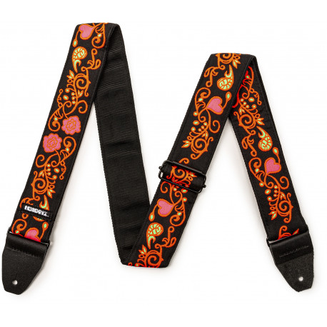 DUNLOP COURROIES HENDRIX BLACKLIGHT MONTEREY ORANGE