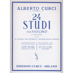 CURCI 24 ETUDES POUR VIOLON OP23