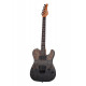 SCHECTER PT STANDARD BLACK FADE BURST BURL