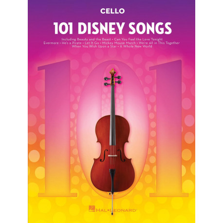 DISNEY 101 Disney Songs - Violoncelle