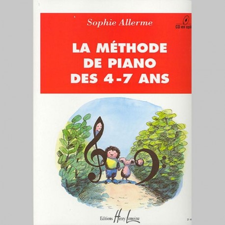 Sophie Allerme : Méthode De Piano '4-7 Ans' - Partitions