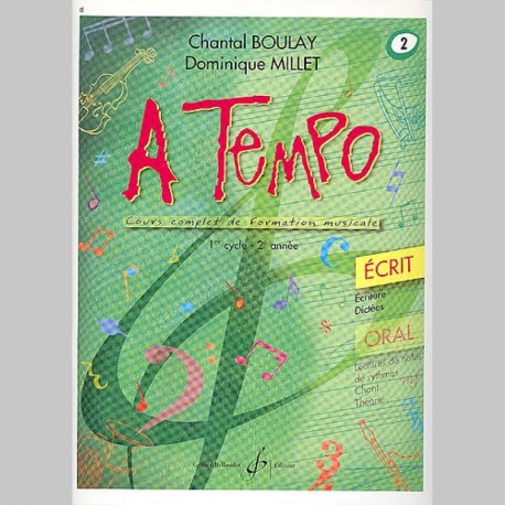 Boulay: A Tempo - Partie Ecrite - Volume 2 - Partitions
