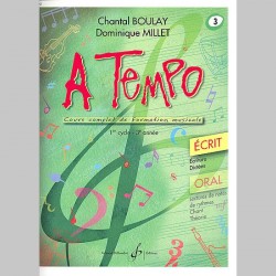 Boulay: A Tempo - Partie Ecrite - Volume 3 - Partitions