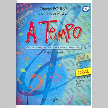 Boulay: A Tempo - Partie Orale - Volume 4 - Partitions