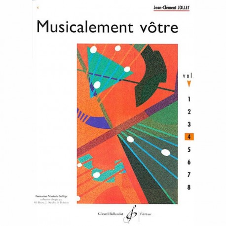 Jollet: Musicalement Votre Volume 4 - Partitions