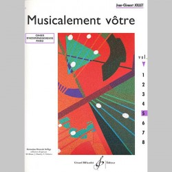 Jollet: Musicalement Votre Volume 5 Accompagnements Professeur - Partitions
