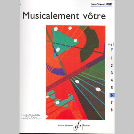 Jollet: Musicalement Votre Volume 6 - Partitions