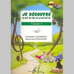 Lamarque : Je Découvre Le Clé De Sol Et Fa Vol.3 - Partitions