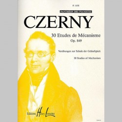 Czerny : Etudes De Mécanisme (30) Op.849 - Partitions