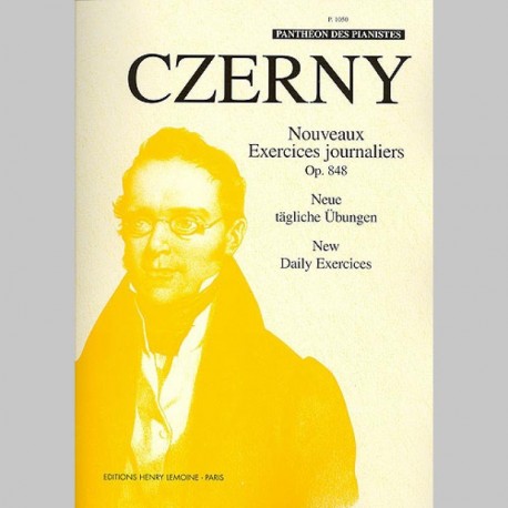 Czerny : Nouveaux Exercices Journaliers Op.848 - Partitions