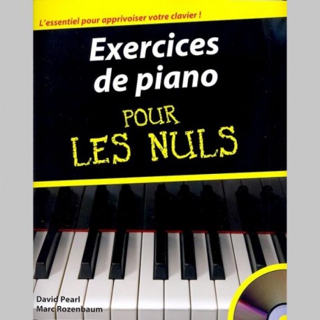 Exercices De Piano Pour Les Nuls - Partitions et CD