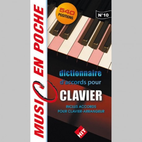 Music en poche Dictionnaire d' accords pour claviers