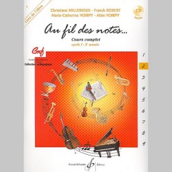 Divers Auteurs: Au Fil Des Notes Volume 2 - Livre De L'Eleve - Partitions et CD