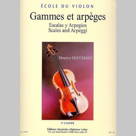 Maurice Hauchard: Gammes Et Arpeges - 1er Cahier - Partitions