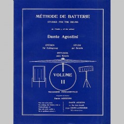 Dante Agostini: Méthode De Batterie - Technique Fondamentale Volume 2 - Partitions