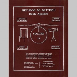 Dante Agostini: Methode De Batterie: Volume 3 - Partitions