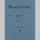 Mendelssohn: uvres pour le piano volume II