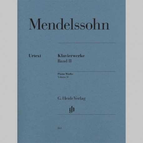 Mendelssohn: uvres pour le piano volume II