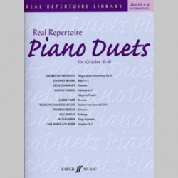 REAL REPERTOIRE PIANO DUETS GRADES 4-6 INTERMEDIATE