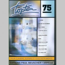 Top Ten N.75~ Songbook Mixte (Paroles Seulement/Tous Les Instruments)