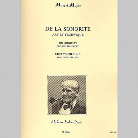 MOYSE : De La Sonorite Art Et Technique Flute Trav.~