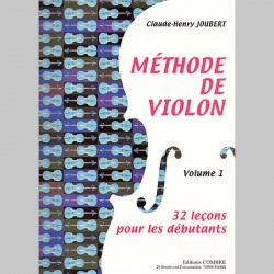 Claude-Henry Joubert: Methode De Violon Volume 1