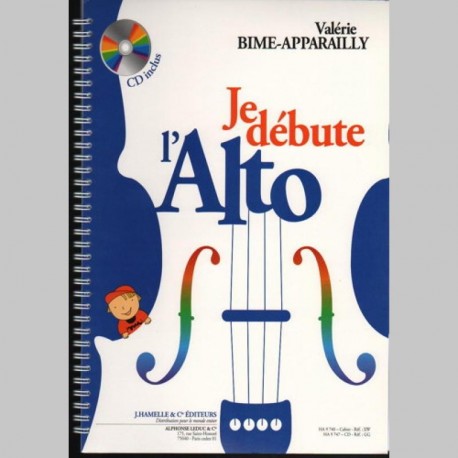 Valérie Bime-Apparailly -Je débute l'Alto - Méthode Instrumentale (ALTO)