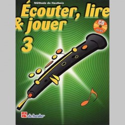 ECOUTER LIRE & JOUER METHODE + CD VOL 3 Hautbois enseignement