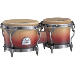 PEARL BW300FC-526 Bongos 7" & 8" 1/2 chêne crimson sunrise