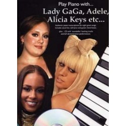 PLAY PIANO WITH LADY GAGA, ADELE, ALICIA KEYS ETC... CD