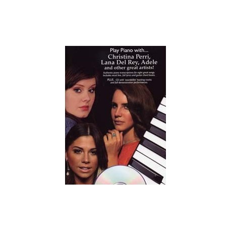 PLAY PIANO WITH C. PERRI, L. DEL REY, ADELE & OTHERS... CD