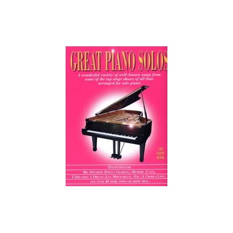 GREAT PIANO SOLOS SHOW BOOK (ROSE)