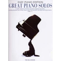 GREAT PIANO SOLOS EASY PIANO EDITION BLUE BOOK