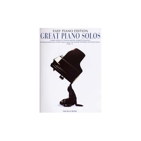 GREAT PIANO SOLOS EASY PIANO EDITION BLUE BOOK