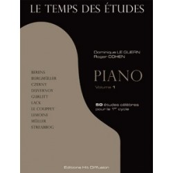 Le Temps des études piano D. Le Guern et R. Cohen 