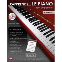  J'APPRENDS....LE PIANO Niveau 3&4 Vol.2 C.Astié CD