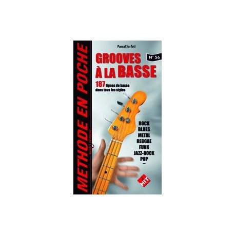 Méthode en poche Grooves à la basse Pascal Sarfati