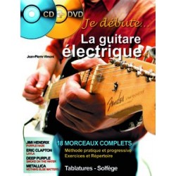 Je débute la guitare électrique CD + DVD 