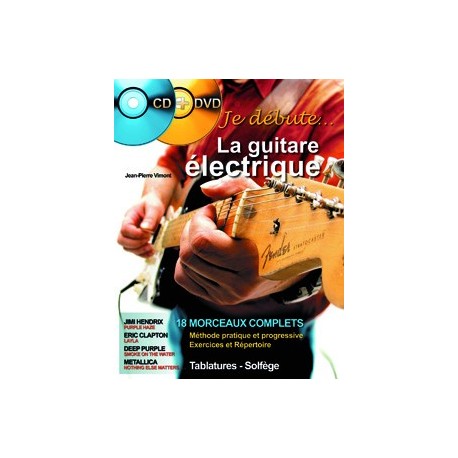 Je débute la guitare électrique CD + DVD 