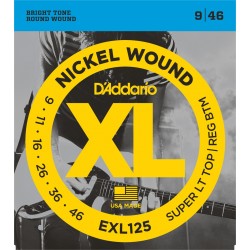 JEU D ADDARIO Cordes Electriques SUPER LTHB 09-11-16-26-36-46