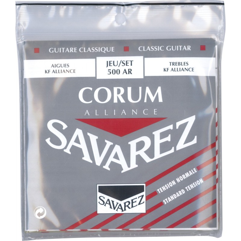 Cordes De Guitare Classique Savarez Traditional Concert 525J - Corde Simple La5w Haute, Compatible Avec Le Pack 520J