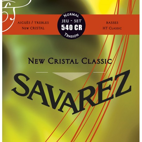 JEU SAVAREZ Cordes CRISTAL CLASSIC ROUGE TIRANT NORMAL