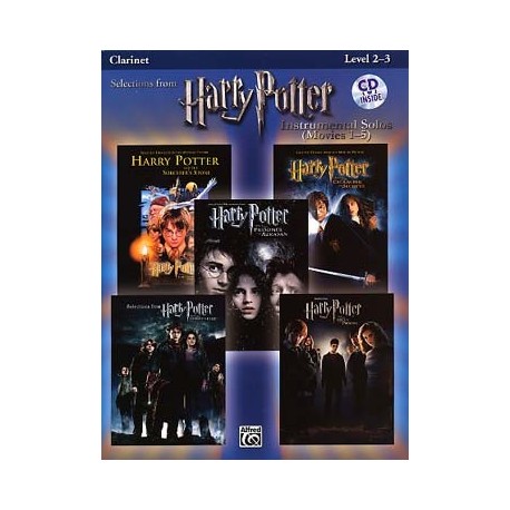 HARRY POTTER LES 5 FILMS + CD CLARINETTE