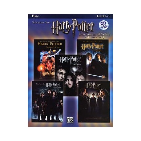 HARRY POTTER LES 5 FILMS + CD FLUTE