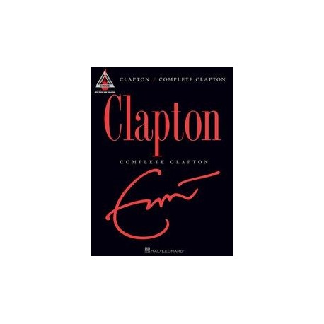 CLAPTON ERIC COMPLETE GUIT RECORDED VERSION TAB