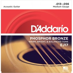 JEU D ADDARIO Cordes Acoustiques P/BRONZE MEDIUM 13-17-26-35-45-56